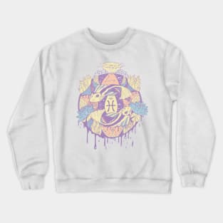 Retro Blend Mystic Pisces Motion Crewneck Sweatshirt